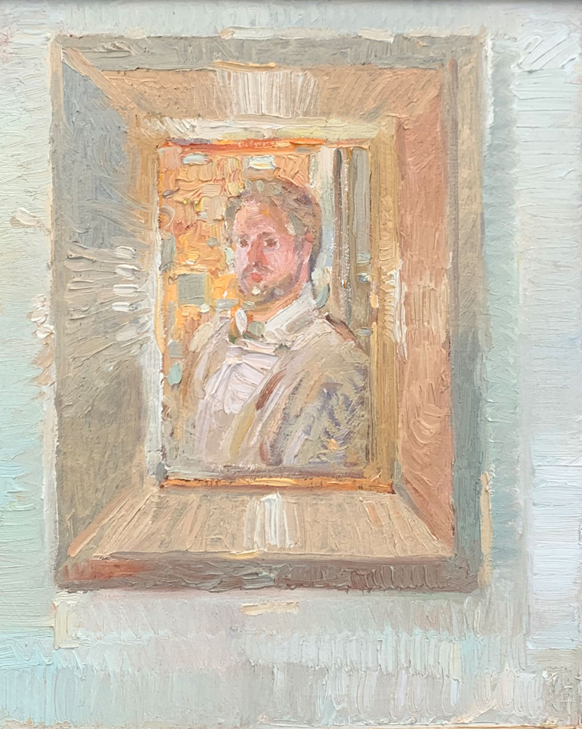 Appraisal: HOFFMAN Martin Joseph American - ''Mirror'' a self-portrait being sold