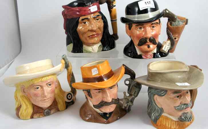 Appraisal: A set of intermediate sized Character Jugs from the Wild