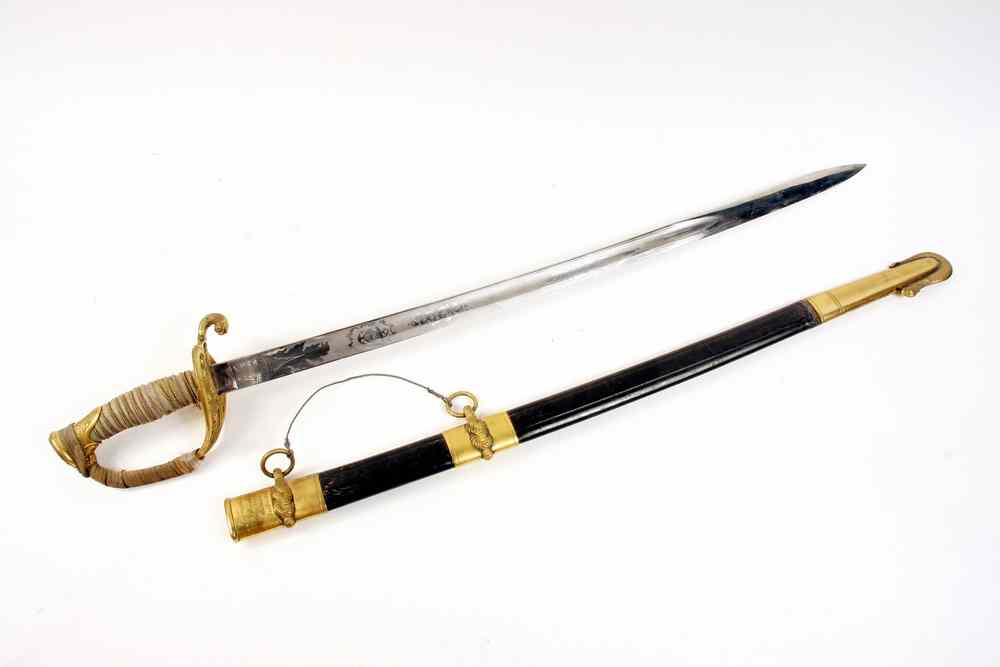 Appraisal: CIVIL WAR PRESENTATION SWORD - Ames US Naval Parade Dress