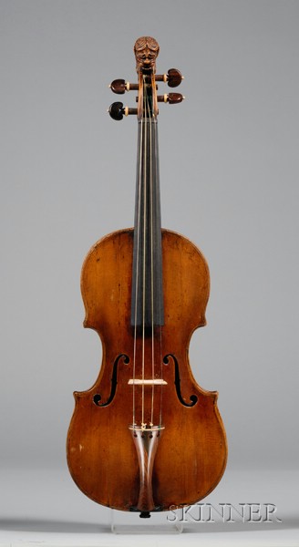 Appraisal: Tyrolean Violin Klotz Family c labeled MARCUS ANTONIUS CERIN ALUMNUS