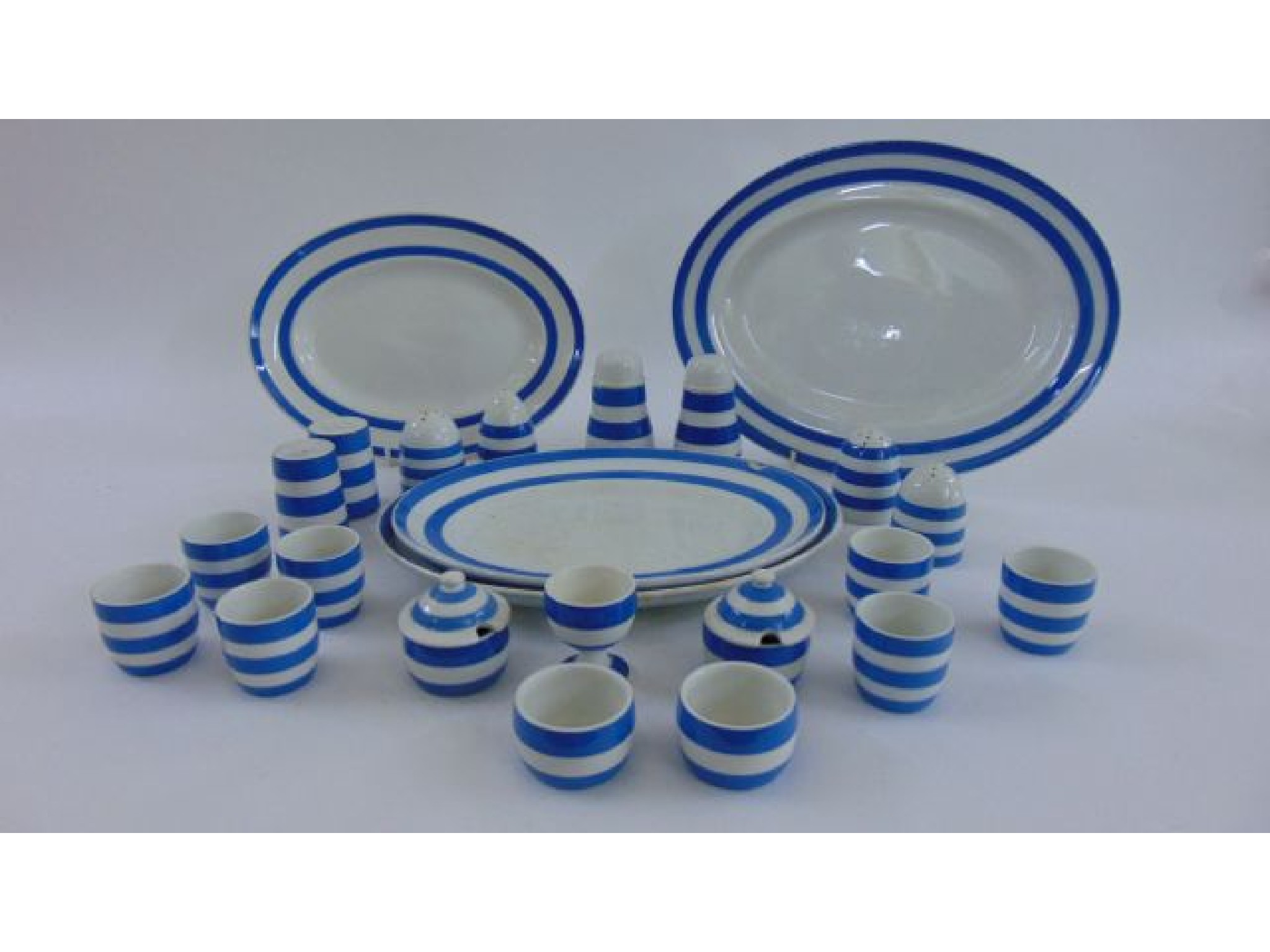 Appraisal: A collection of T G Green blue and white banded