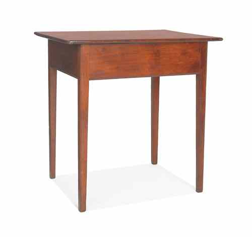 Appraisal: Pennsylvania Federal walnut work table ca h w d