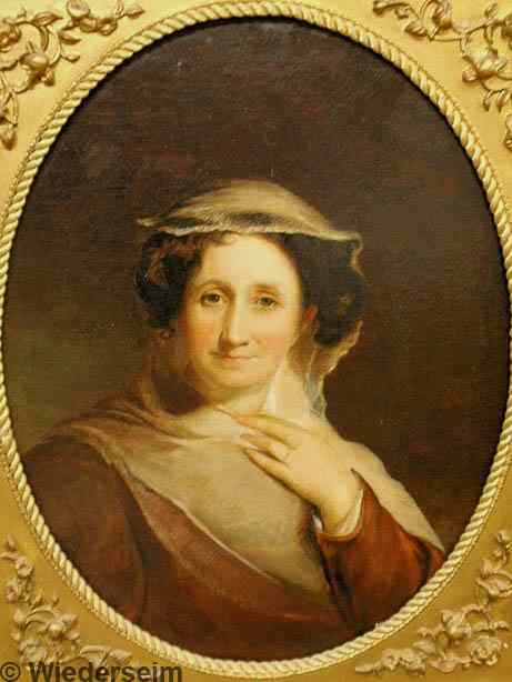 Appraisal: Oil on canvas portrait of a woman th c mounted