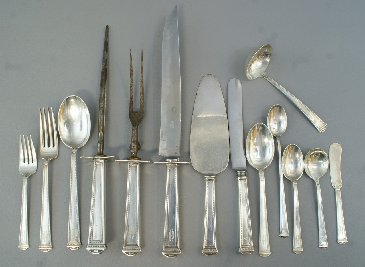 Appraisal: pcs International Pantheon pattern sterling silver flatware c o ea