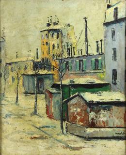 Appraisal: Painting Elisee Maclet Elisee Maclet French - Street Scene oil