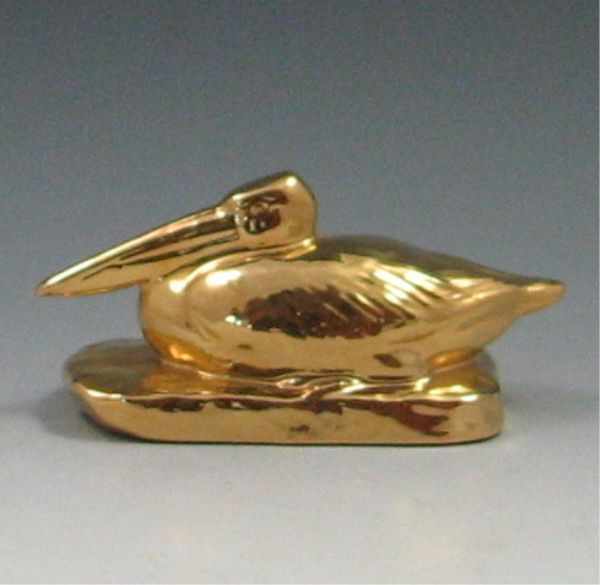 Appraisal: Rookwood Golden Pelican marked Rookwood bottom reads Golden Pelican Rookwood