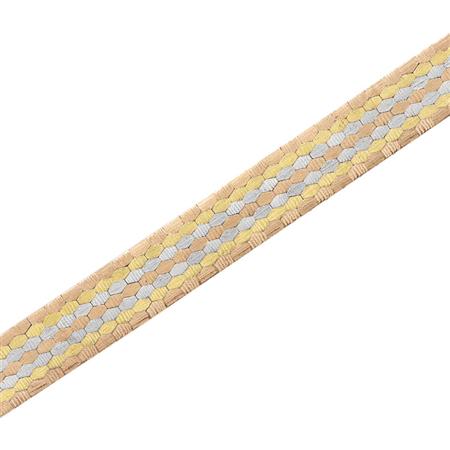 Appraisal: Tricolor Gold Bracelet Estimate -