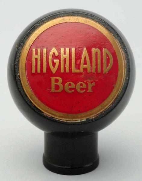 Appraisal: Highland Beer Tap Knob Wear to face and one slight