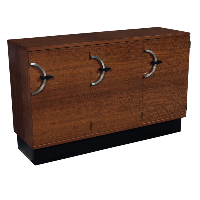 Appraisal: Gilbert Rohde East Indian Laurel Group small sideboard by Herman