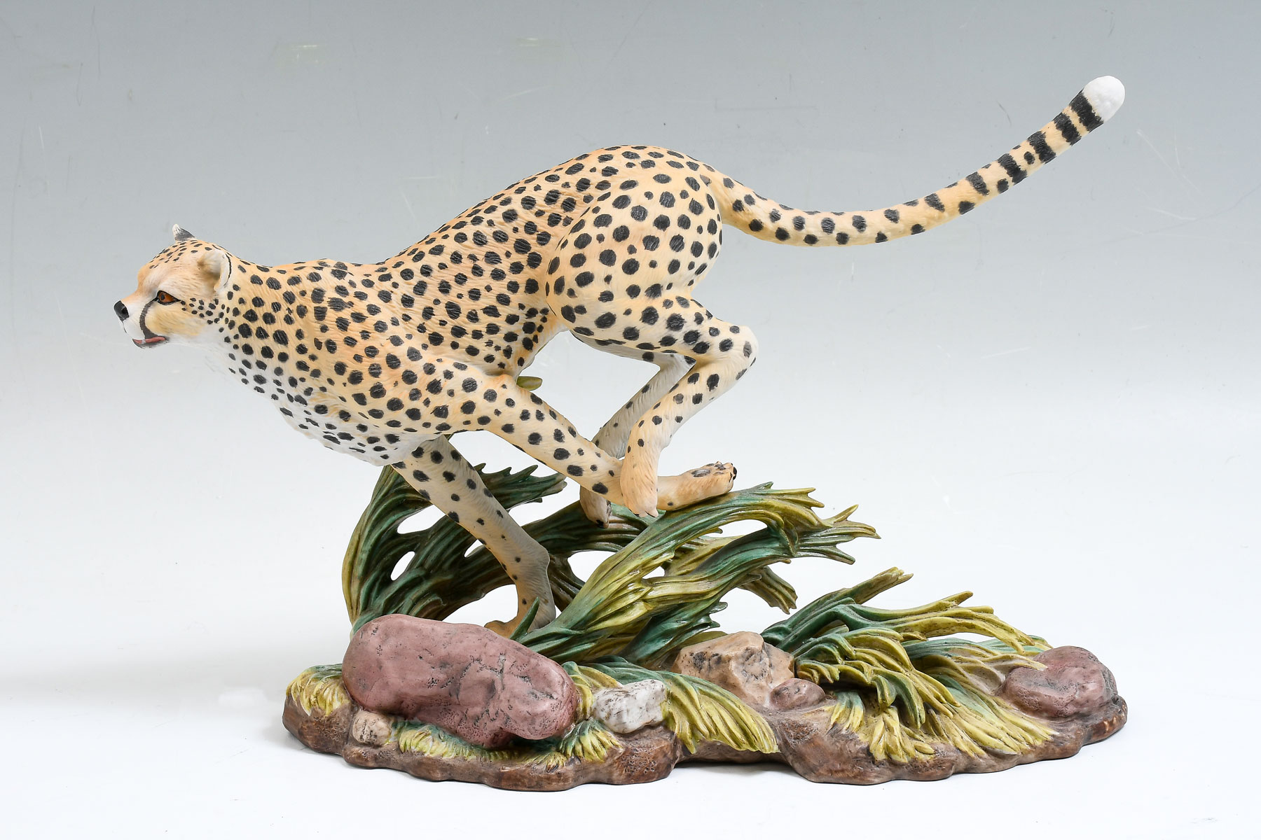 Appraisal: BOEHM PORCELAIN DUMA DUMA Boehm porcelain running Cheetah figure Duma