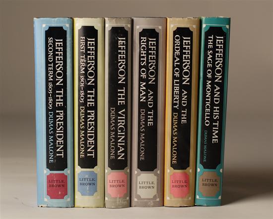 Appraisal: Dumas Malone Six Books on Thomas Jefferson Jefferson and the