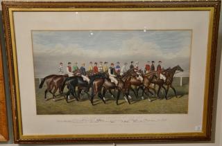 Appraisal: After George Veal hand colored lithograph engraved by Edward Gilbert