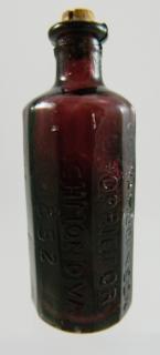 Appraisal: Bitter Bitter- sample bottle amethyst sided 'A Lancaster - Indian