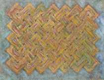 Appraisal: Abby Shahn American born Untitled image of a woven design