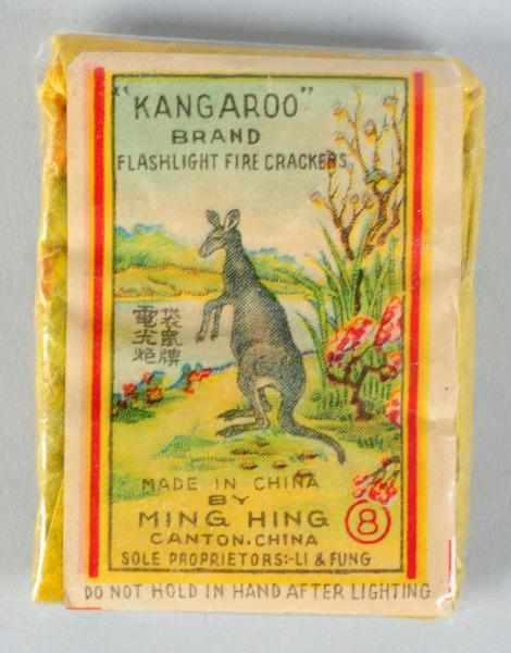 Appraisal: Kangaroo -Pack Logo Firecrackers Class Manufactured by Ming Hing One