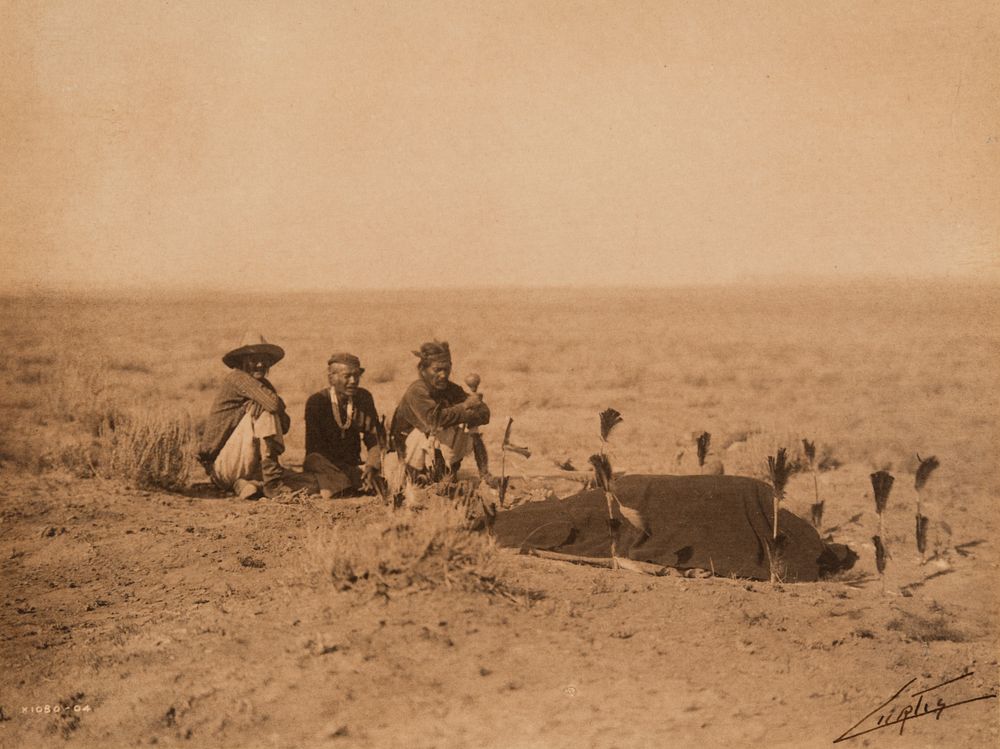 Appraisal: Edward Curtis Yebichai Sweat - Navaho Medicine Ceremony Edward S