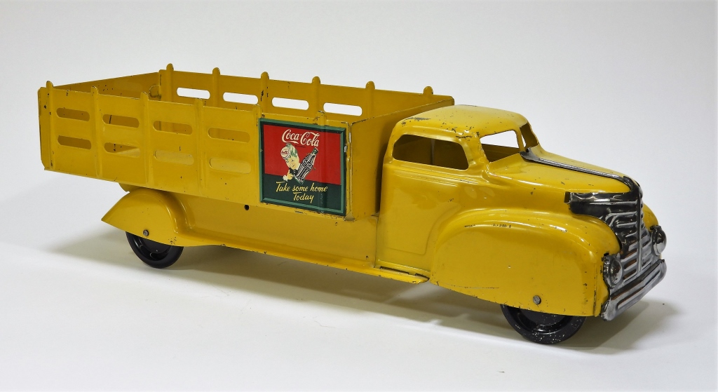 Appraisal: C MARX COCA-COLA PRESSED STEEL TOY TRUCK United States th