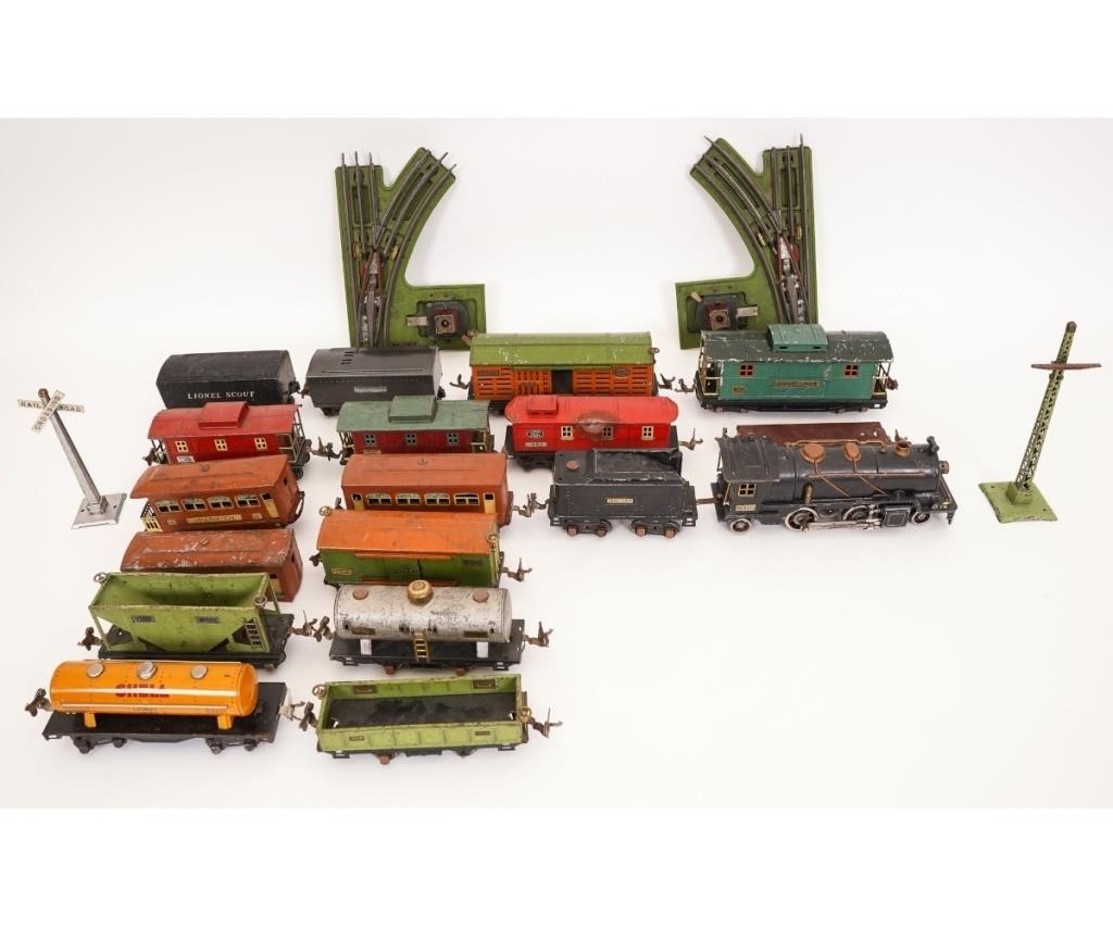 Appraisal: Assembled set of Lionel 'O' gauge trains mostly pre WWII