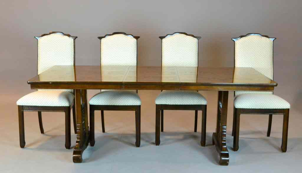 Appraisal: Piece Asian Taste Rectangular Table With LeafTo include hardwood with