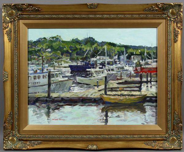 Appraisal: Dennis Poirier East Gloucester Morning o c signed LL x