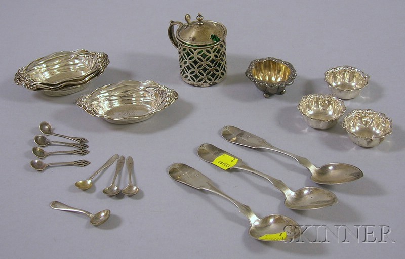 Appraisal: Approximately Eighteen Pieces of Sterling Silver Table and Flatware a