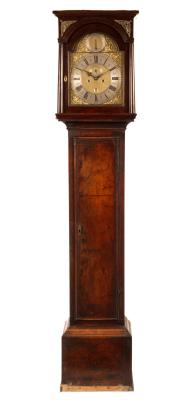 Appraisal: An th Century walnut longcase clock circa the hood with