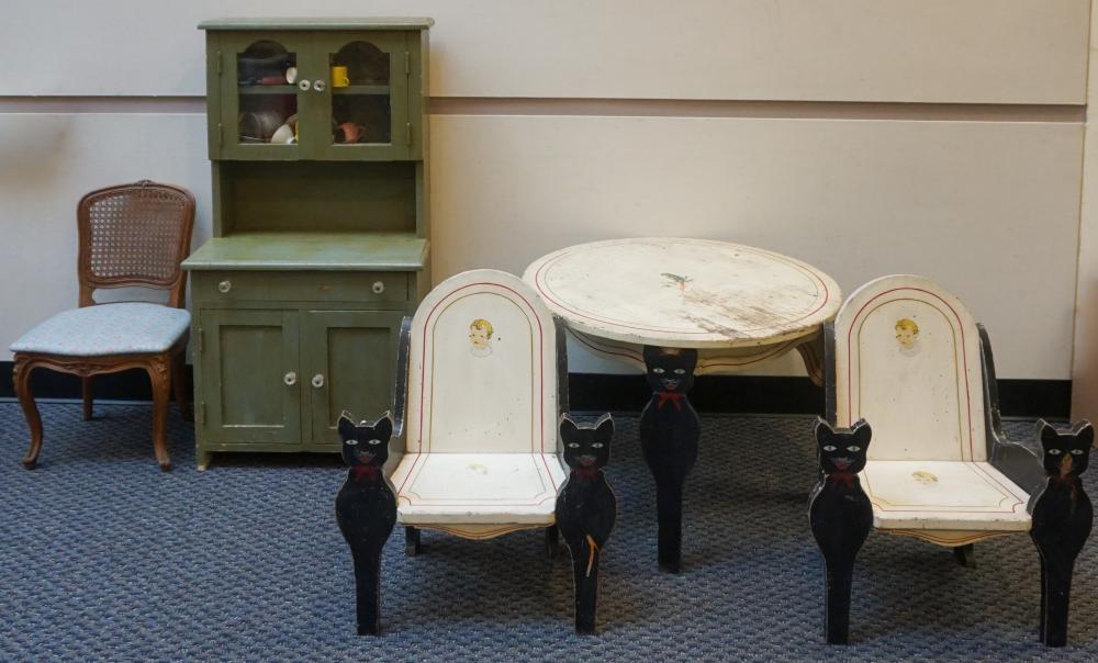 Appraisal: COLLECTION OF CHILDREN'S FURNITURE CABINET X X IN X X