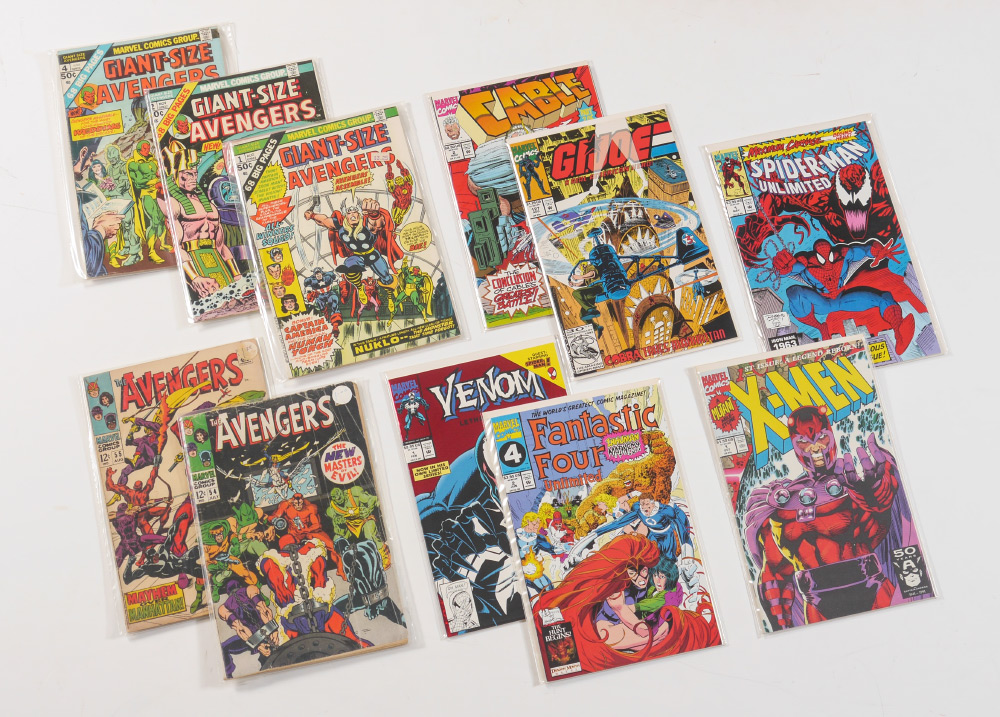 Appraisal: LONG BOXES OF ASSORTED VINTAGE COMIC BOOKS Highlights of boxes