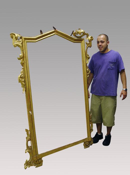 Appraisal: ROCOCO ORNAMENTAL GOLD GILT FRAME Approx '' x '' without