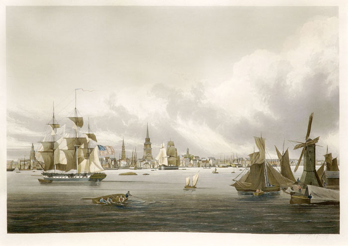 Appraisal: VIEW OF THE PORT OF PHILADELPHIA FROM THE DELAWARE RIVER