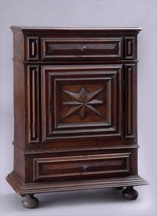 Appraisal: ITALIAN RENAISSANCE CARVED WALNUT CREDENZA The molded top above a