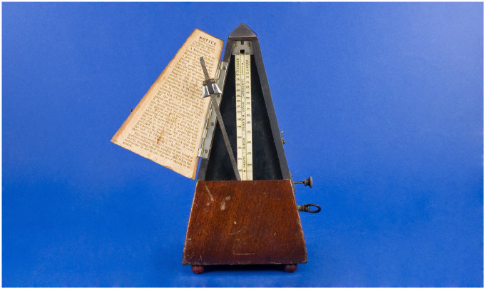 Appraisal: Mahogany Cased Metronome Height Inches