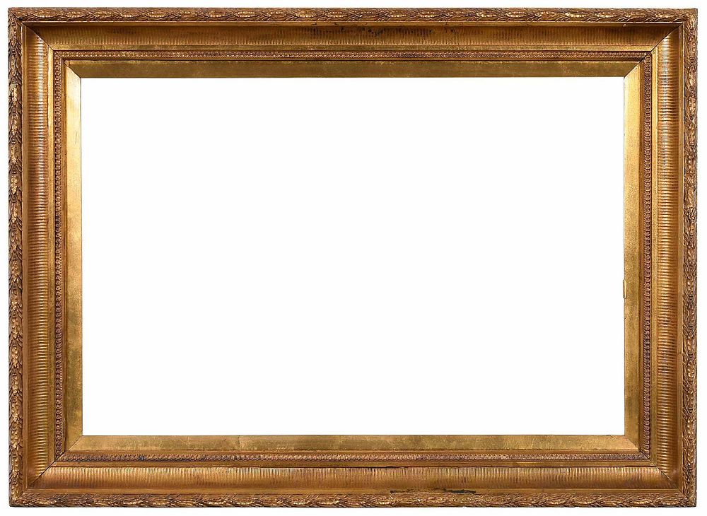 Appraisal: Late th British Gilt Wood Frame gilt wood and composition