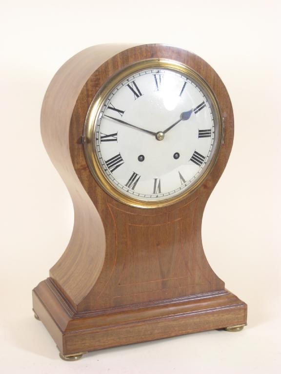 Appraisal: A late th Century balloon Bracket Clock with eight day