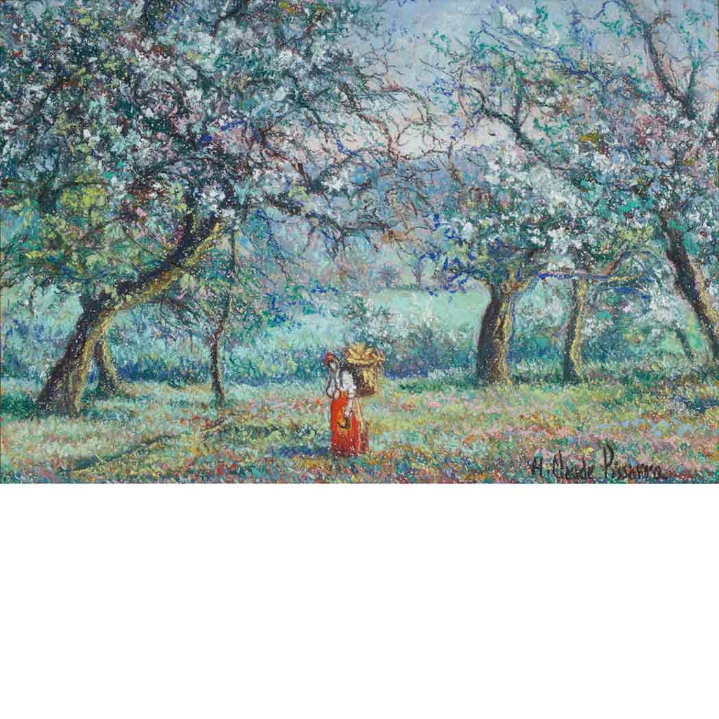 Appraisal: Hughes Claude Pissarro French b Les Vieux Pommiers en Fleurs