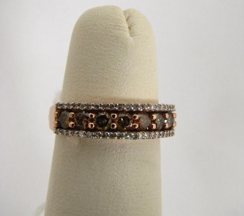 Appraisal: A K Rose Gold Cognac Diamond approximately ct Total Weight