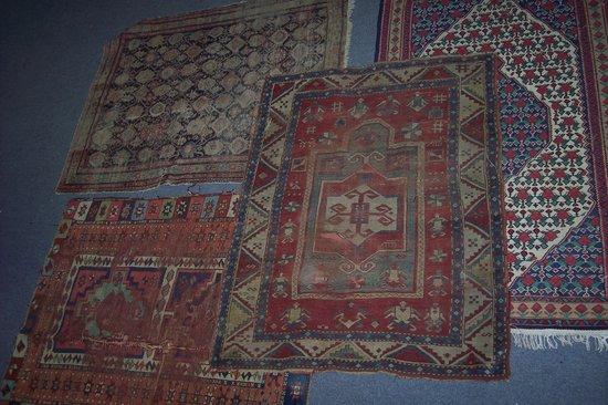 Appraisal: A Fachralo prayer rug cm x cm x and sundry