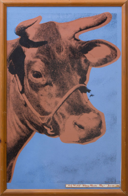 Appraisal: ANDY WARHOL - COW Screenprint in colors from the unsigned