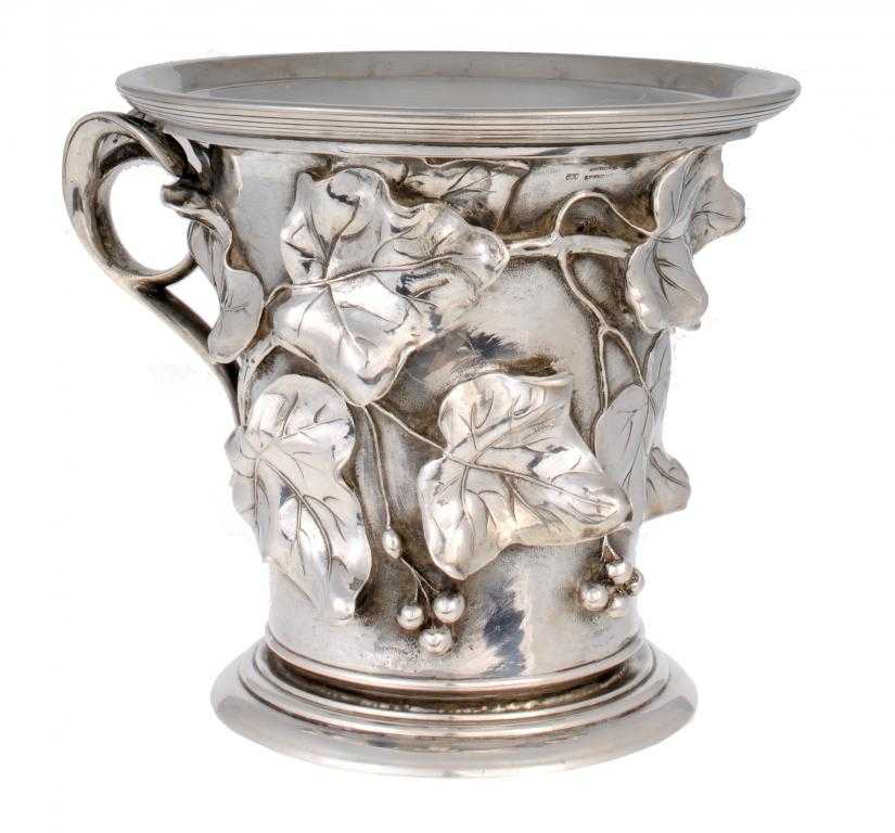 Appraisal: AN ITALIAN CUP in Antique style of flared shape with