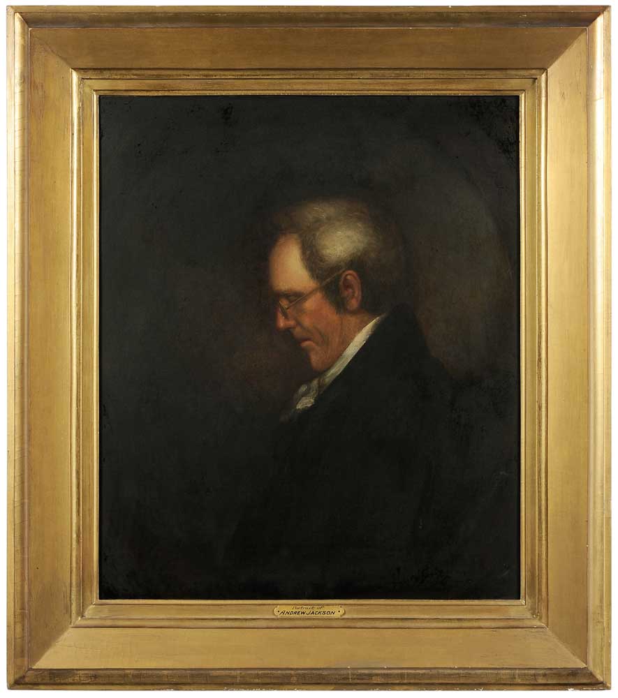 Appraisal: American School th century Portrait of Andrew Jackson within a