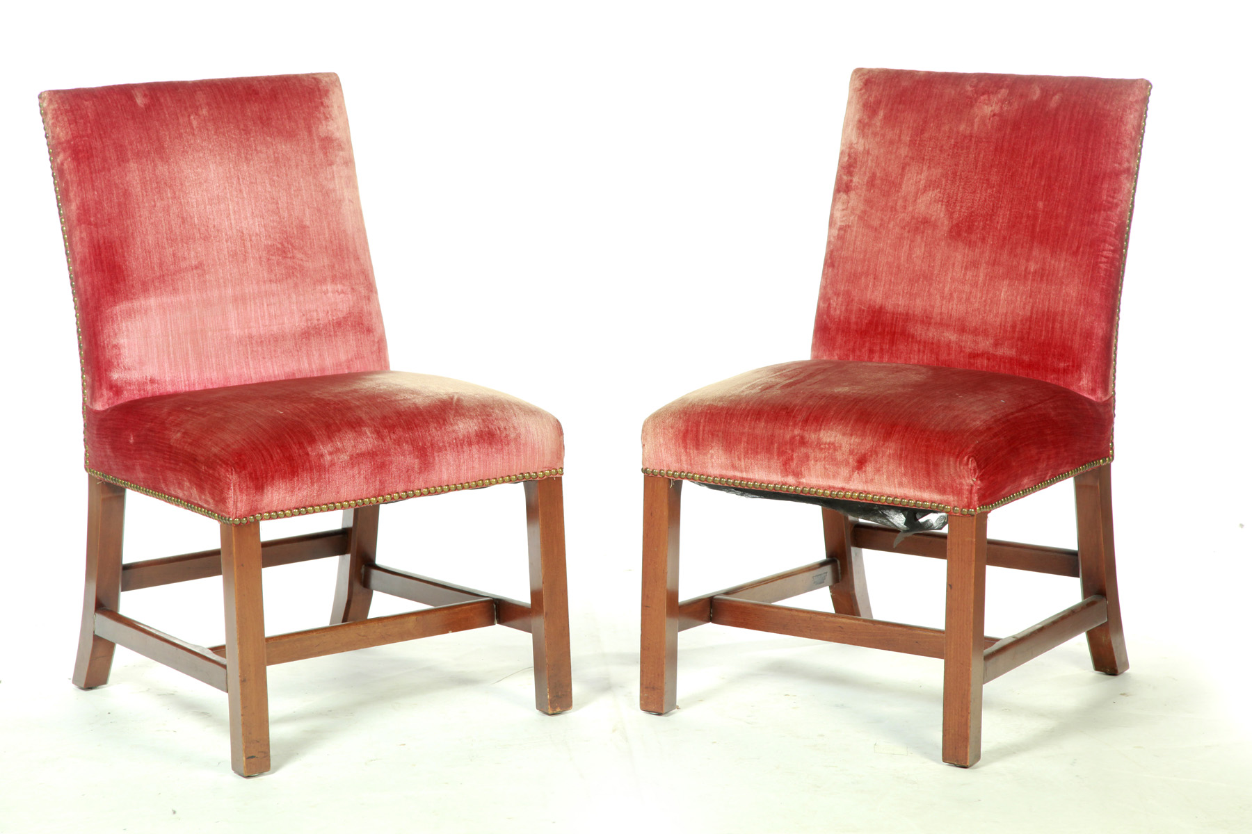 Appraisal: PAIR OF STICKLEY CHIPPENDALE-STYLE SIDE CHAIRS American th quarter- th