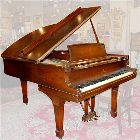 Appraisal: Steinway Mahogany Baby Grand Piano with Chair Estimate -