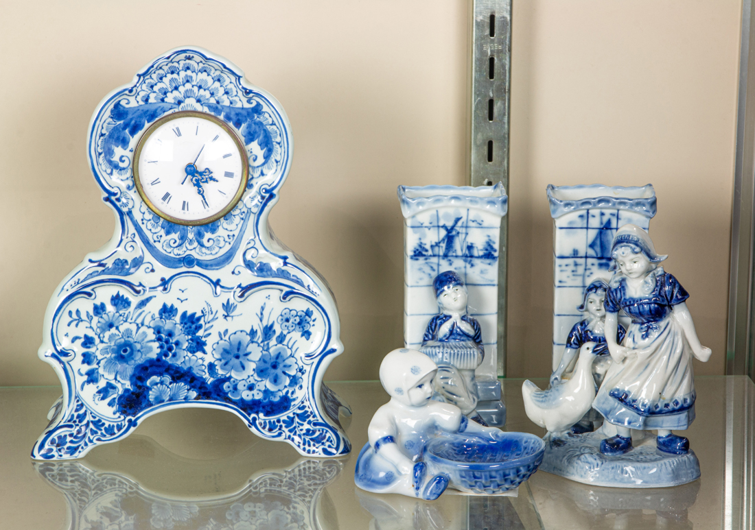 Appraisal: Lot of Delft blue and white ceramics comprising Royal Delft