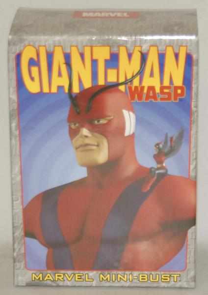 Appraisal: Marvel Giant-man and Wasp Mini-bust Figure With original box Designed