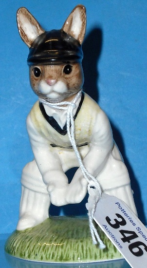 Appraisal: Royal Doulton Bunnykins Figure Wicket Keeper DB boxed