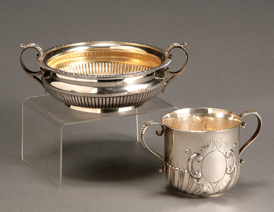 Appraisal: Two American Sterling Table Articles Late th-Early th Century The