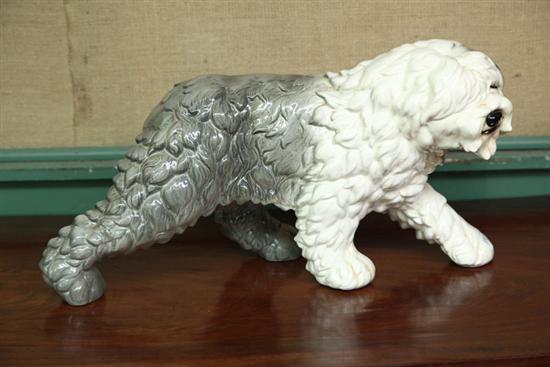 Appraisal: GOEBEL DOG Large porcelian figure of a standing Sheepdog ''