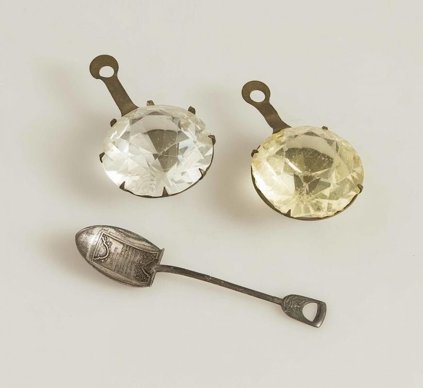 Appraisal: Two PPIE Jewels Souvenir Spoon Two souvenir novagem jewels from