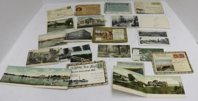 Appraisal: LOT OF PCS TO INCLUDE VINTAGE SOUVENIRBOOKLETS AND POSTCARDS TO