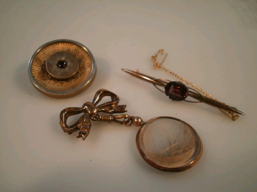 Appraisal: Three Victorian brooches